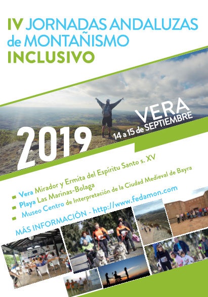 Aplazadas por la alerta meteorológica las Jornadas de Montañismo Inclusivo de Vera (Almería)