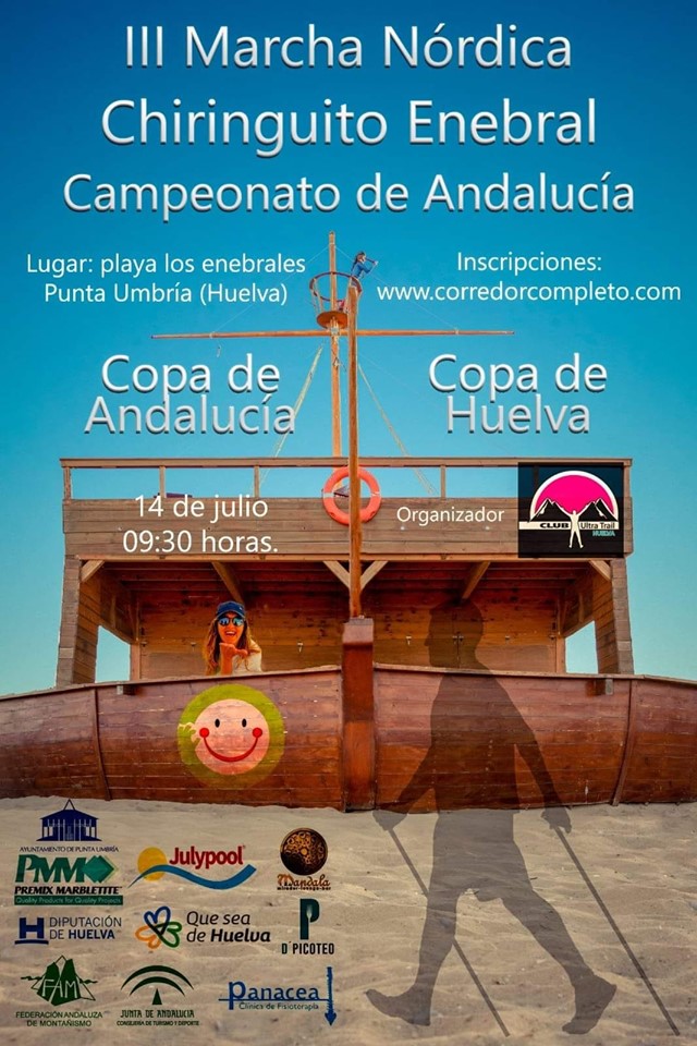 Últimos días para inscribirse para el Campeonato de Andalucía de Marcha Nórdica de este 14 de julio