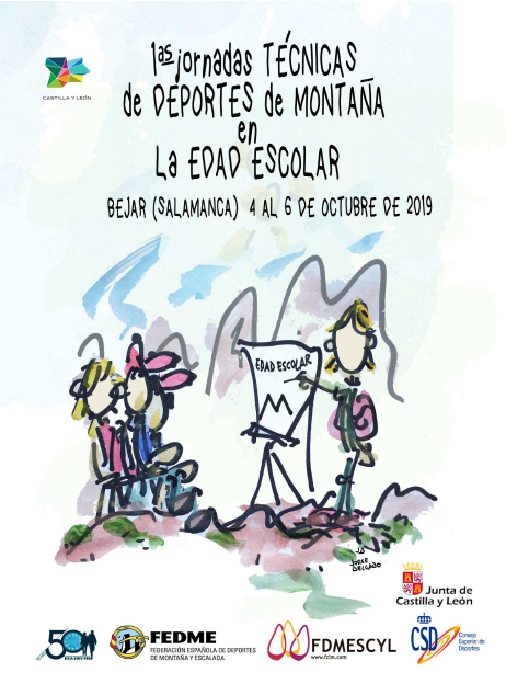 Ampliado al 30 de septiembre el plazo de inscripción para las I Jornadas Técnicas de Deportes de Montaña en la Edad Escolar