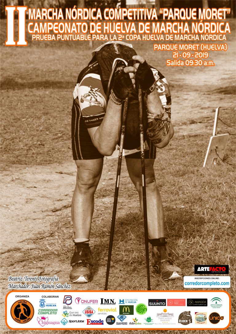 Últimos días para inscribirse en el Campeonato de Huelva de Marcha Nórdica “Parque Moret”