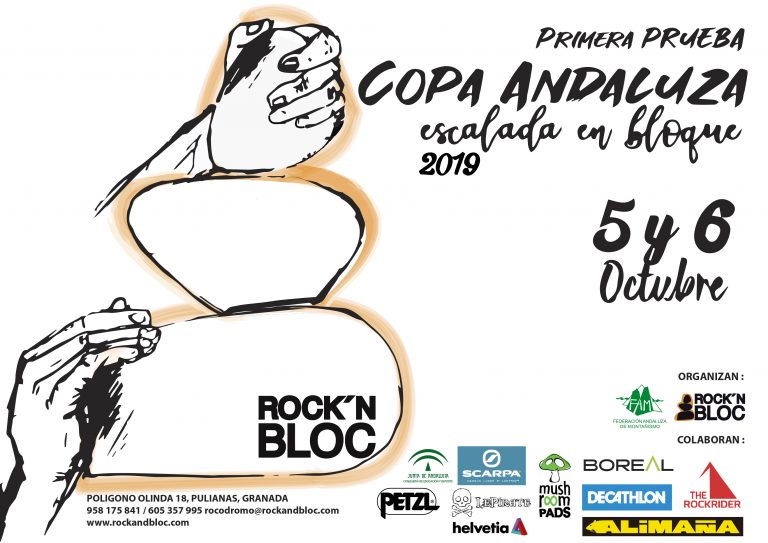 Las inscripciones para la primera prueba de la Copa Andaluza de Escalada en Bloque finaliza el 1 de octubre