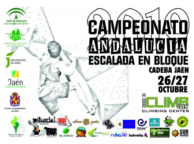 Inscripciones para el Campeonato de Andalucía de Escalada en Bloque que se celebrará en el ICLIMB de Jaén el 26 y 27 de octubre