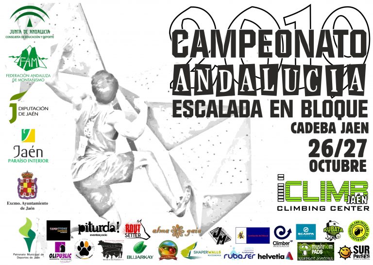 Último día para realizar la inscripción para el Campeonato de Andalucía de Escalada en Bloque