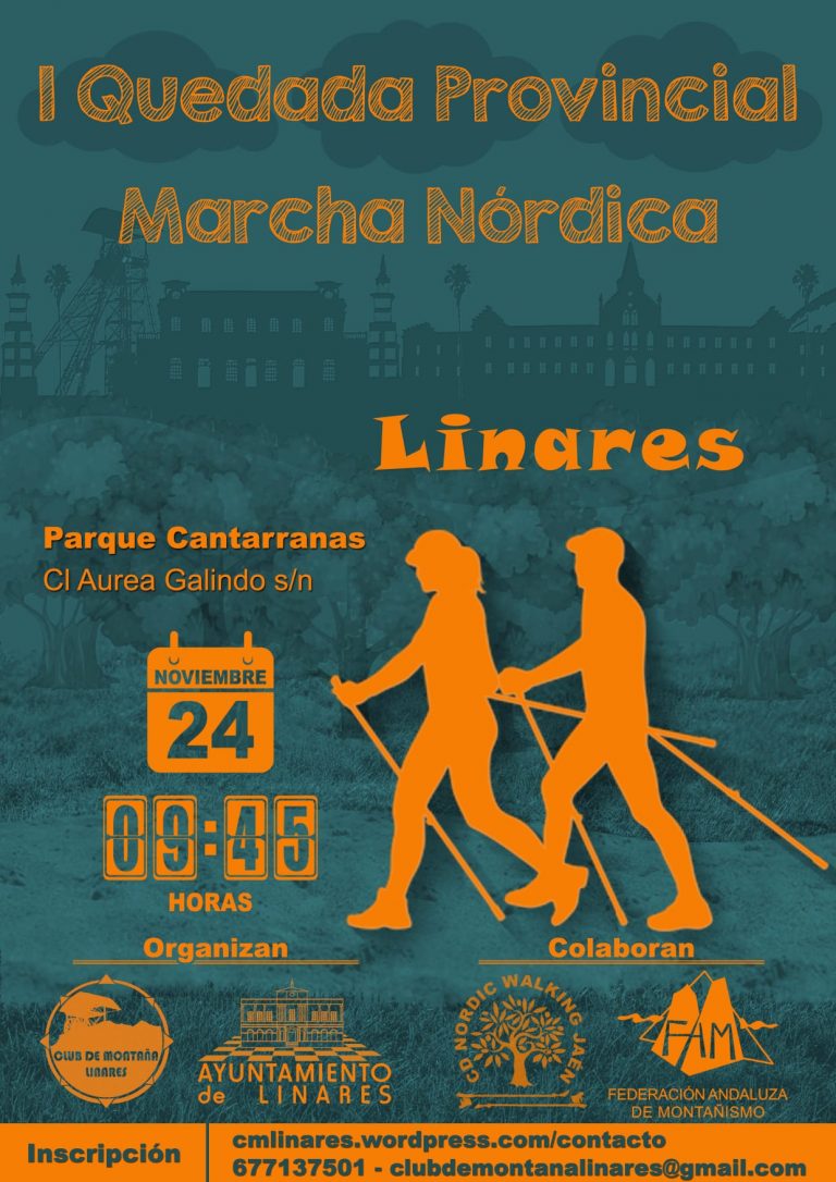 I Quedada provincial de “Marcha Nórdica” contra el sedentarismo en Linares