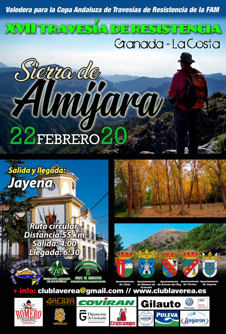 Abiertas las inscripciones de la XVII TR Granada-La Costa por la Almijara