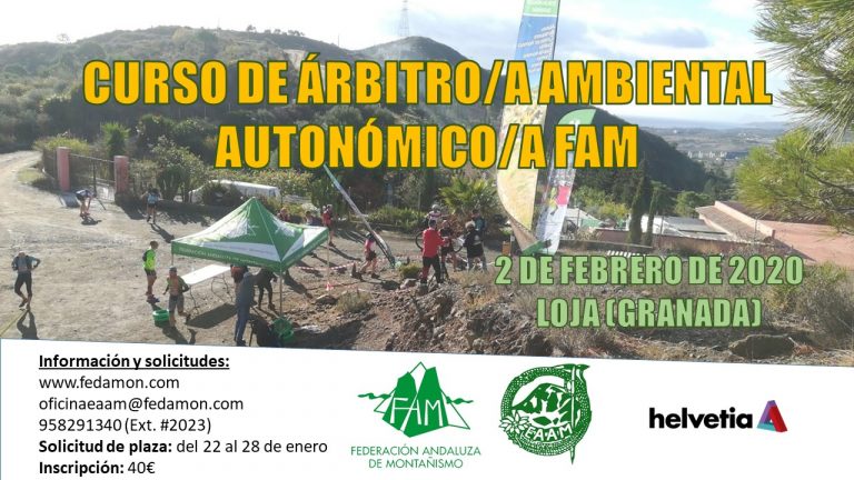La EAAM abre el plazo de solicitud de plaza para el I Curso de “Árbitro/a Autonómico/a Ambiental FAM”