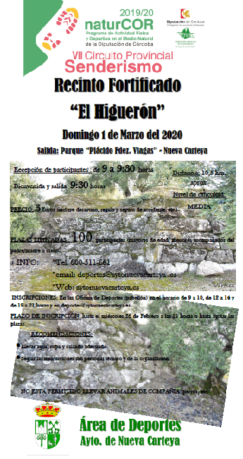 Ruta Recinto Fortificado ‘El Higueron’ del Circuito Naturcor en Carteya