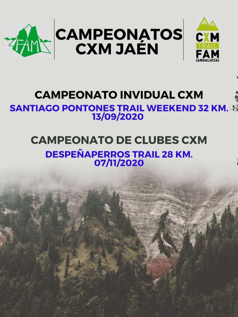 La Delegación de Jaén anuncia las fechas de sus Campeonatos Provinciales de CxM