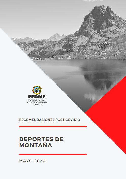 Recomendaciones FEDME post-Covid19 en Instalaciones y Deportes de Montaña