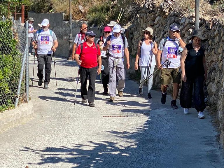 La etapa del GR-7 entre Albuñuelas y Nigüelas, más europea tras este domingo