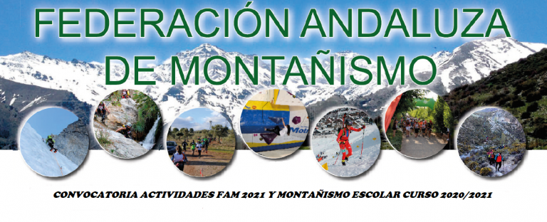 Convocatoria de Actividades Oficiales FAM para su inclusión en el Calendario 2021 y Montañismo Escolar curso 2020/2021