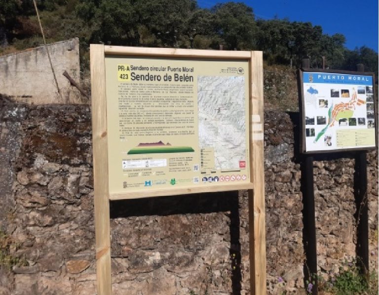 Homologado el PR-A-423 Sendero Camino de Belén de Puerto Moral (Huelva)