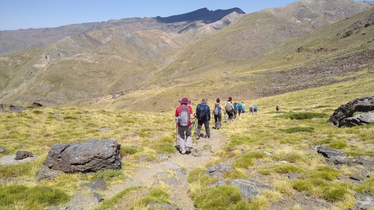 La Ruta Puerto Molina-Refugio Poqueira retoma las Jornadas Provinciales de Senderismo de la Diputación de Granada con 90 participantes