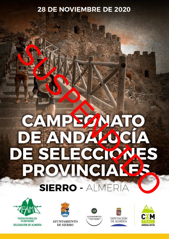 La FAM comunica la suspensión del Campeonato de Andalucía de Selecciones Provinciales de CxM 2020