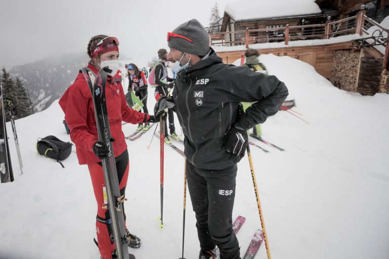 María Ordóñez se estrena con la selección con un Top-10 en la Vertical de la Copa del Mundo de Verbier