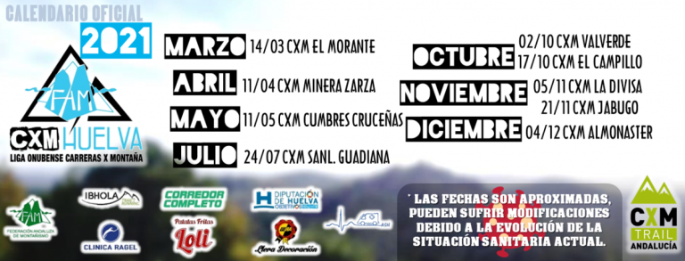 La Delegación de Huelva da a conocer el calendario de la Liga Onubense de CxM 2021