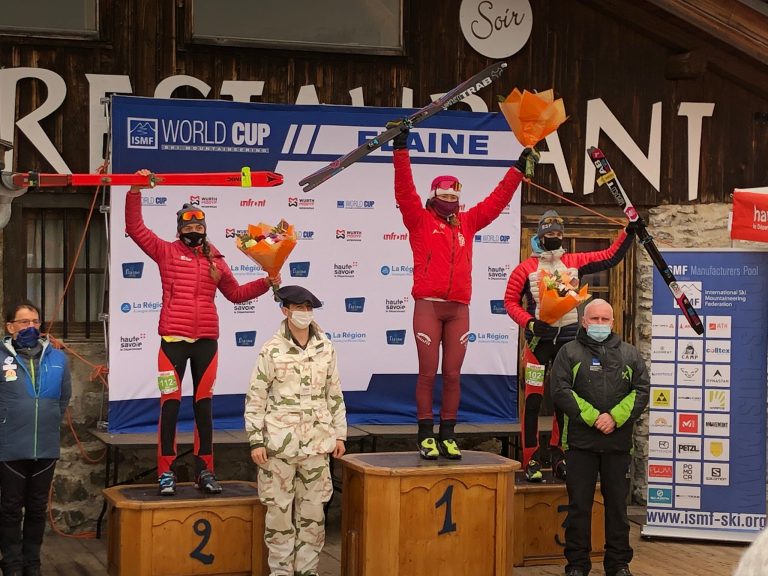 Histórico segundo puesto de Ana Alonso en el Sprint de la Copa del Mundo de Flaine