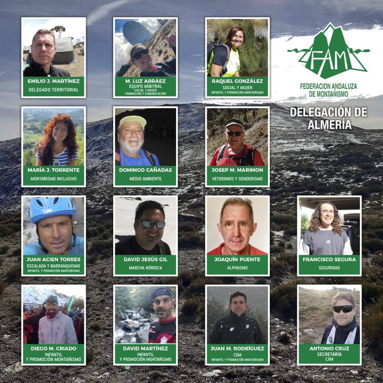 El equipo de la Delegación Almeriense se consolida y asume más responsabilidad dentro de la estructura de la FAM