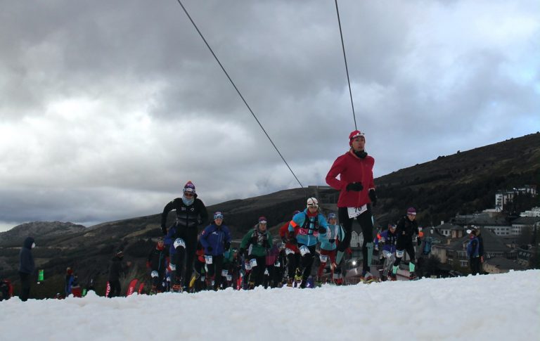 Eduard Hernández y Virginia Pérez, campeones de España de Snow Running y la Selección Andaluza masculina y femenina por autonomías