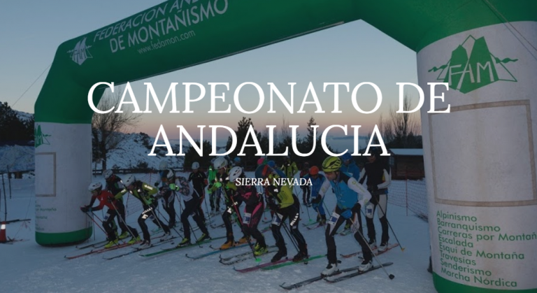 Últimos días para inscribirse en los Campeonatos de Andalucía de Esquí de Montaña de este próximo fin de semana en Sierra Nevada