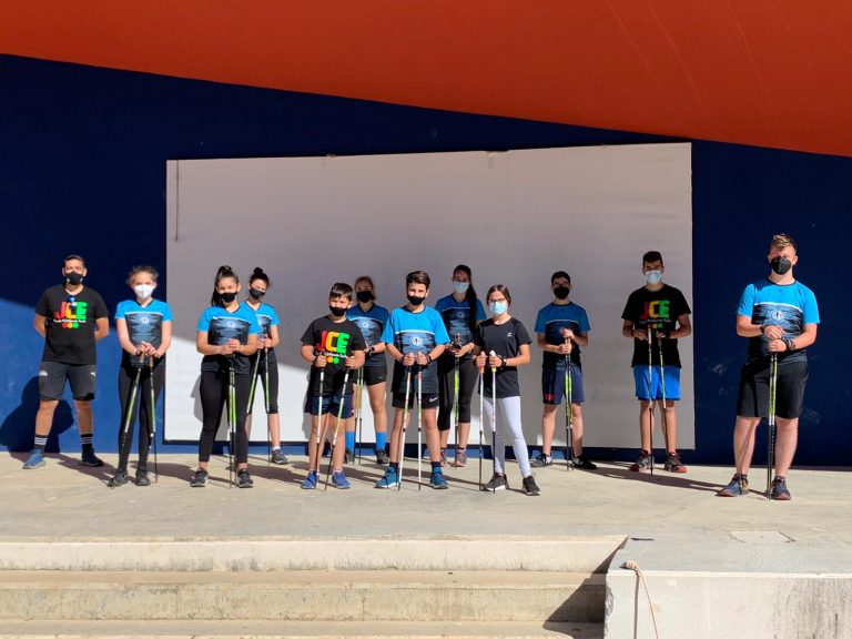 Estupenda jornada de concentración de la Selección Onubense CADEBA de Marcha Nórdica 2021