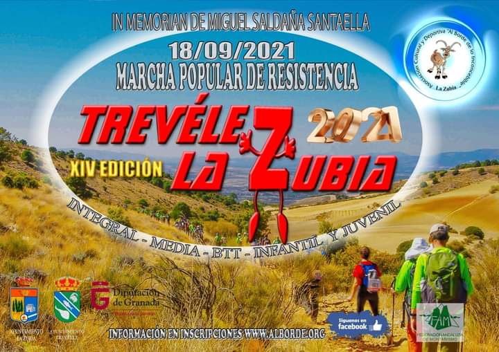 Las inscripciones para la XIV Marcha Popular de Resistencia Trevélez-La Zubia se abren este lunes 14 de junio
