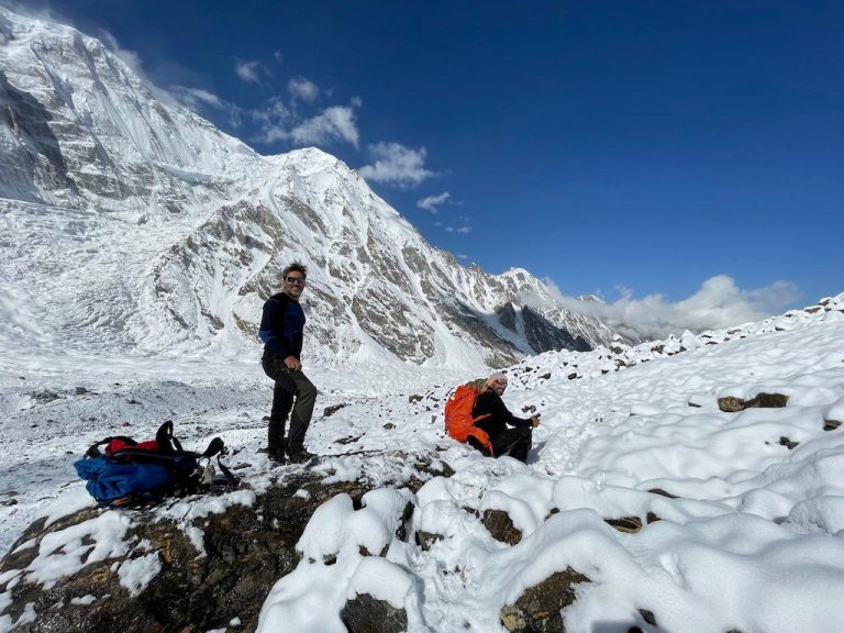 La Expedición Andaluza al Nanga Parbat, instalada en el Campo 1