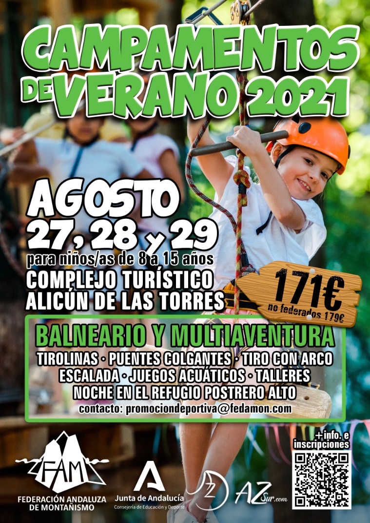 Aún te puedes inscribir al Campamento de Verano 2021 de la FAM
