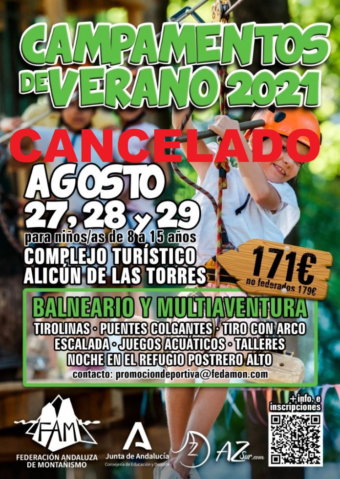Cancelado el Campamento de Verano FAM 2021