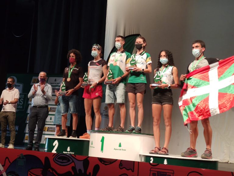 Patricia Pineda, ganadora de la Copa FEDME 2021 en Línea tras su triunfo en la CxM Aguas de Teror en la que comparte victoria con Raúl Ortiz