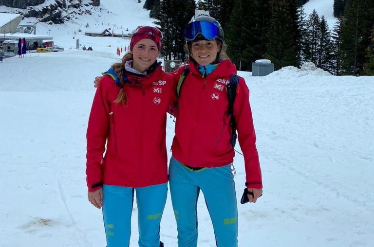Ana Alonso y María Ordóñez comienzan esta tarde su participación en la Copa del Mundo de Skimo en Italia