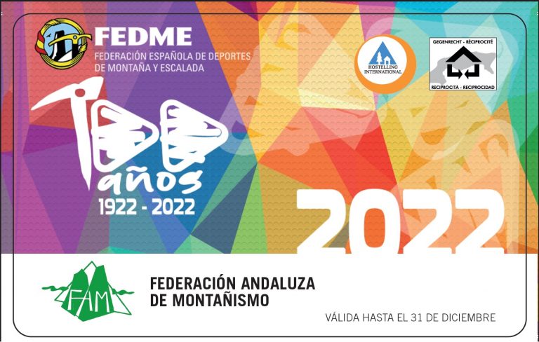 La Licencia FEDME 2022 contará con todas las ventajas y beneficios del Carné de Alberguista