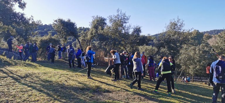 Gran jornada de senderismo en el Día Inicial del Eurorando Andalucía 2022