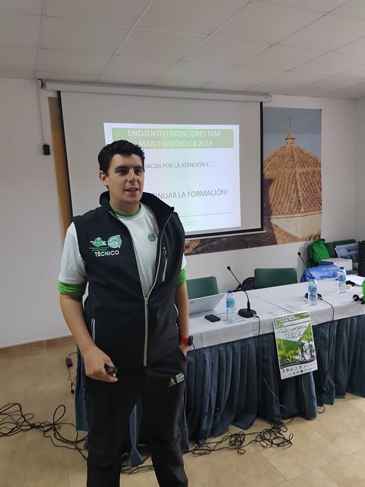 Javi Ramos inicia su trayectoria como seleccionador español de Marcha Nórdica