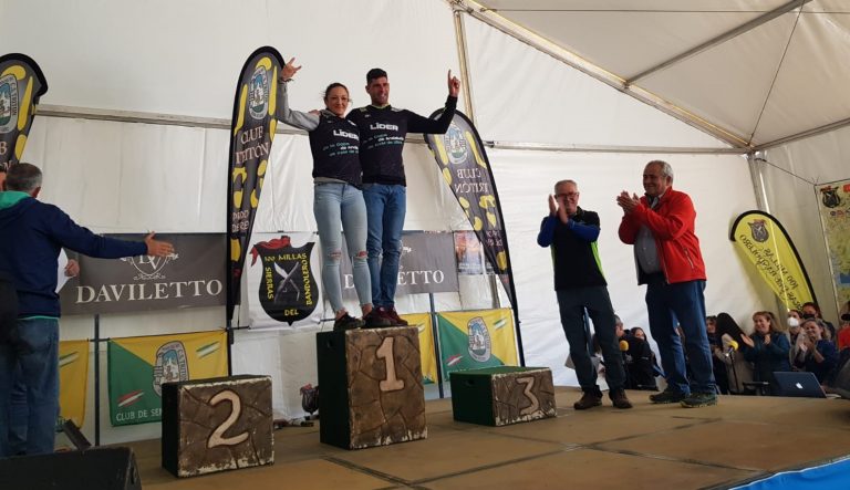 María Victoria Soler y Joaquín Guerrero, primeros líderes de la Copa Andaluza de Ultras 2022 al adjudicarse la Bandolerita