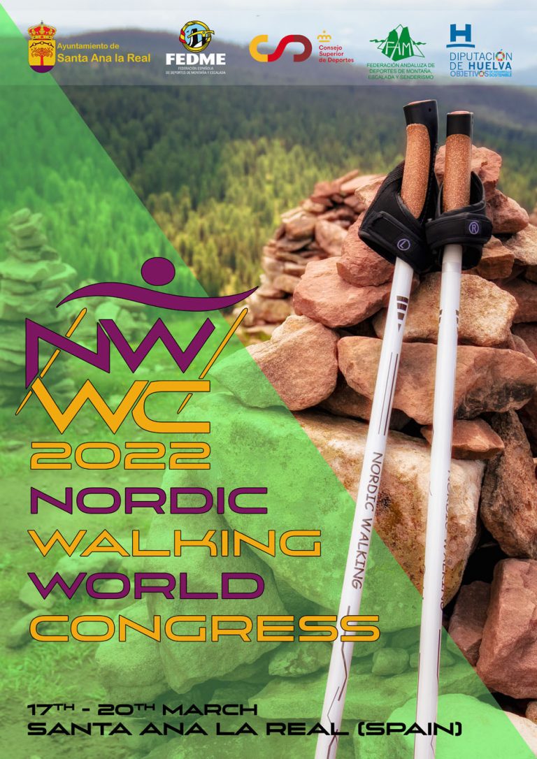 El Nordic Walking World Congress arranca en Santa Ana la Real del 18 al 20 de marzo