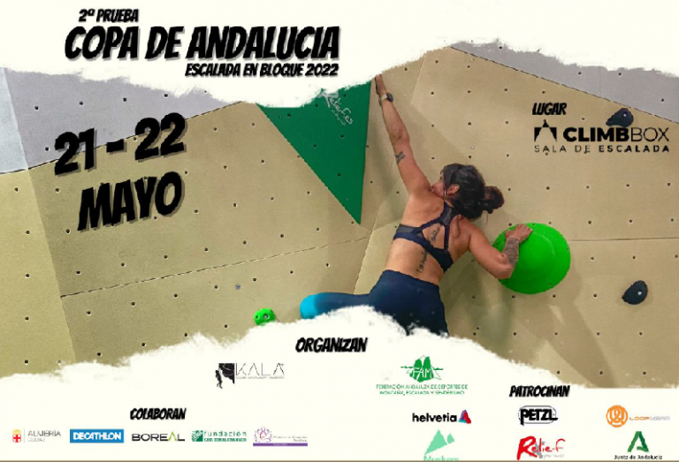Inscripciones abiertas para la prueba de Copa Andaluza de Escalada en Bloque de Almería