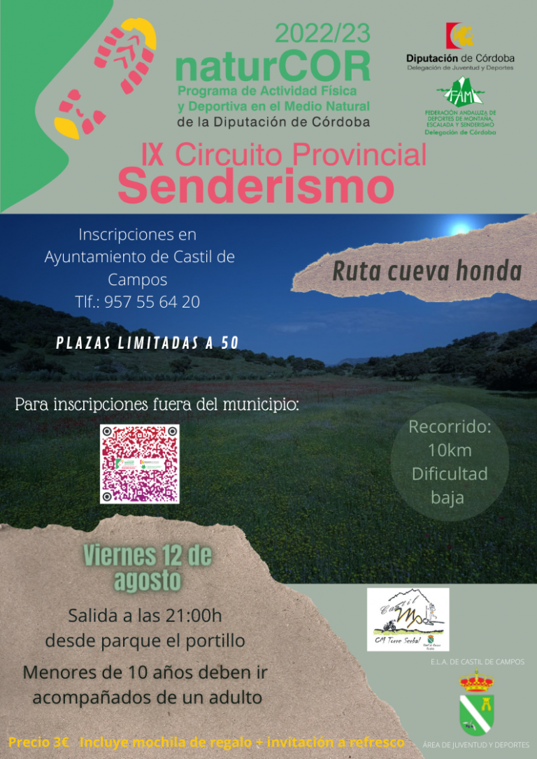 La Ruta Cueva Honda, próxima actividad del Circuito NaturCOR de Senderismo