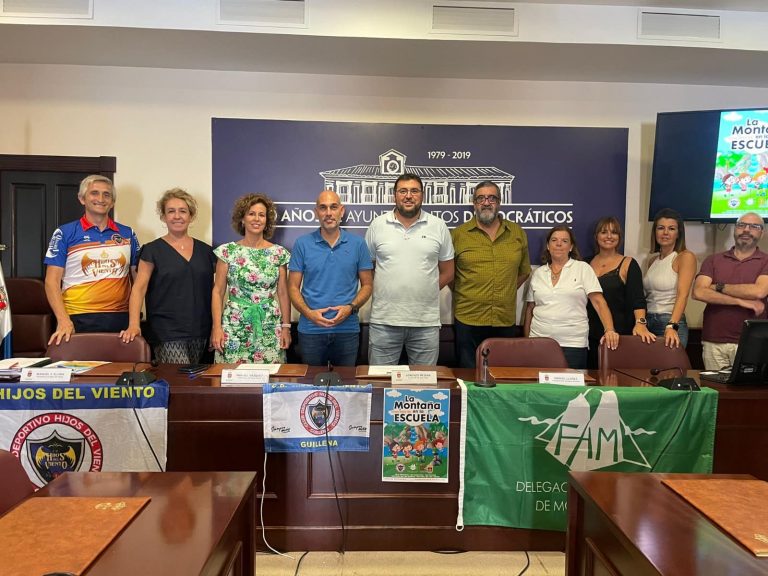 El Ayuntamiento de Guillena, la FAM y el CD Hijos del Viento ponen en marcha el tercer curso ‘La Montaña en la Escuela’