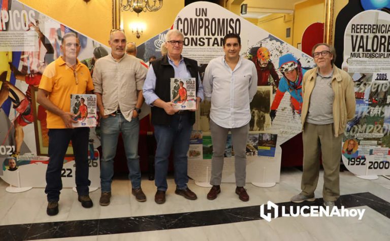 La exposición ‘Un siglo de montañismo federado 1922-2022’ inaugura las V Jornadas Montaña y Cultura «Ciudad de Lucena»