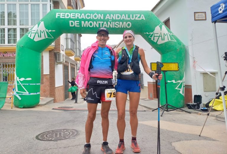 Víctor Pimentel y Sonia Vizcaíno reinan en el Campeonato de Andalucía Ultra en Villanueva del Rosario
