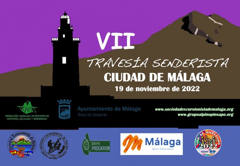 La Liga de Senderismo de la FEDME, de nuevo en Andalucía a través de la VII Travesía Senderista Ciudad de Málaga