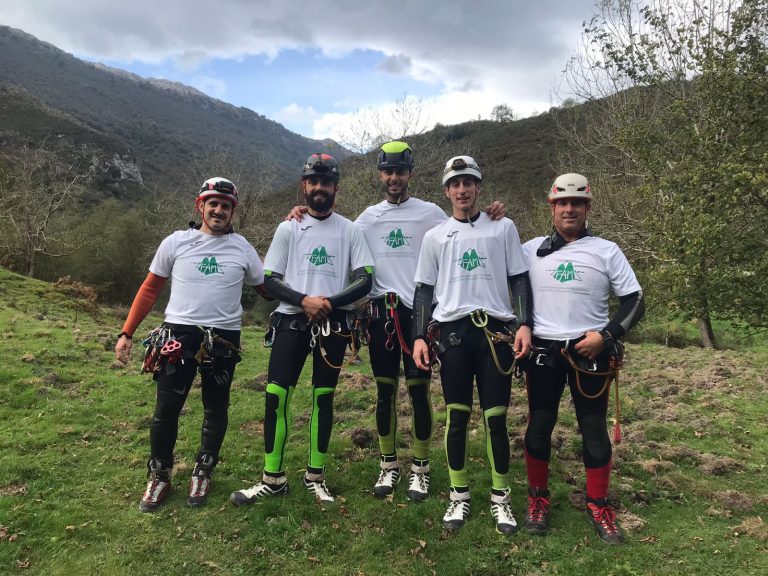 Gran experiencia de la representación andaluza en el Intercentros FEDME 2022 de Barranquismo
