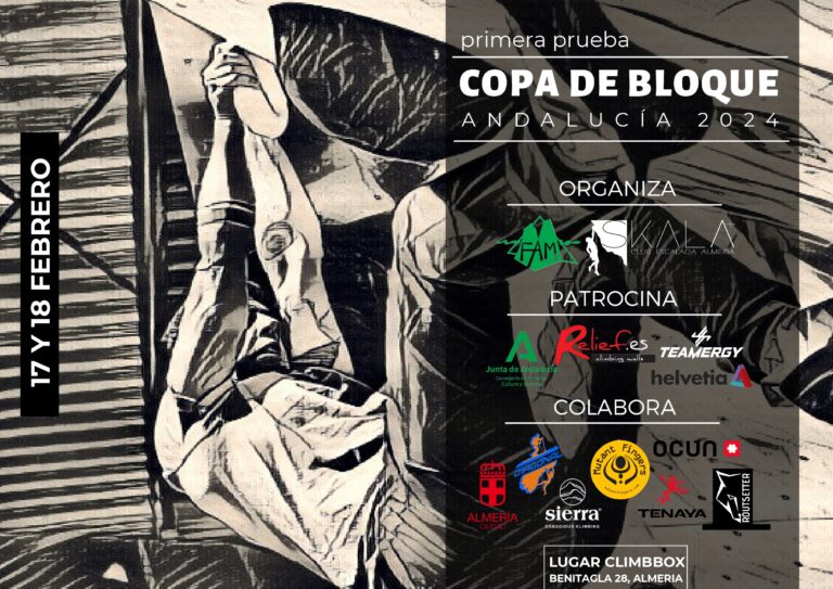 Almería, punto de arranque este fin de semana de la Copa Andaluza de Escalada de Bloque