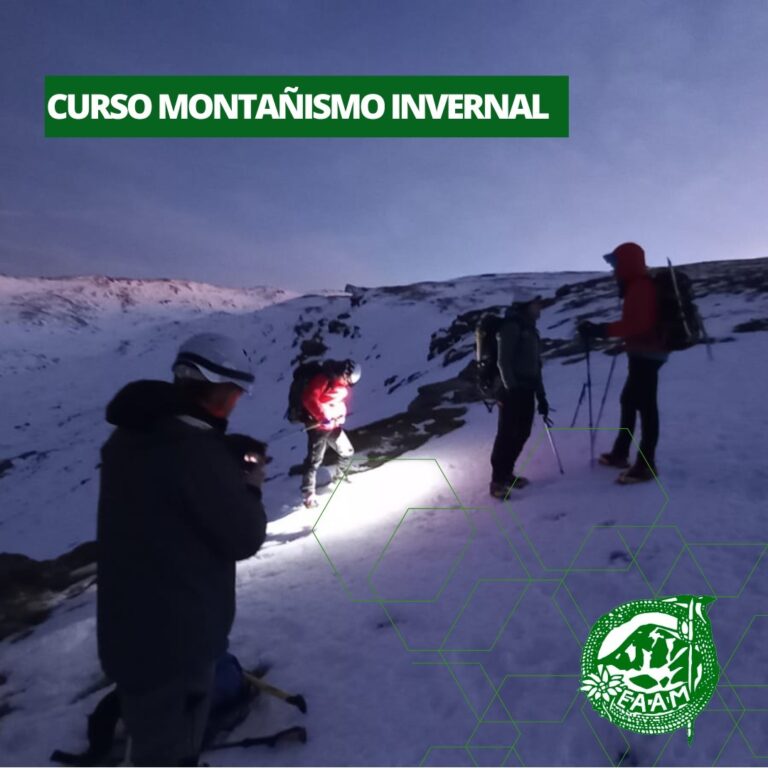 La EAAM ofrece un Curso de Montañismo Invernal-Nivel II