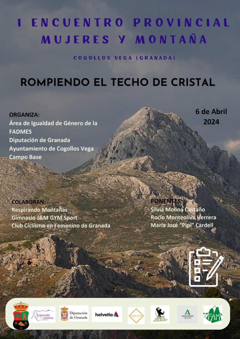 Abiertas las inscripciones para el I Encuentro Provincial Mujeres y Montaña de Granada en Cogollos Vega