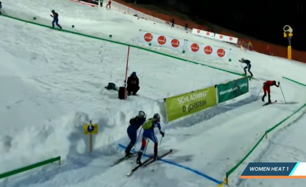 Los esquís juegan en contra de Ana Alonso y no puede superar los cuartos de final, como María Ordóñez, del Sprint de Copa del Mundo en Schladming