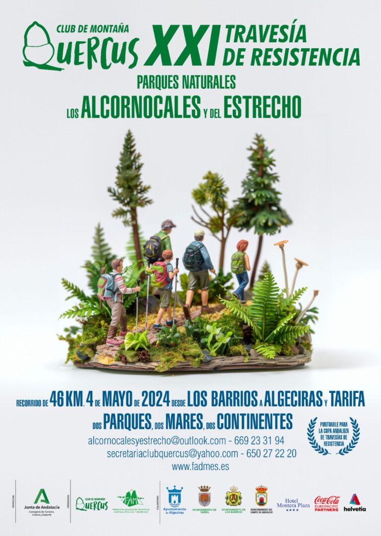 La TR Parques Naturales de Los Alcornocales y del Estrecho, cita este sábado de la Copa Andalucía de Travesías
