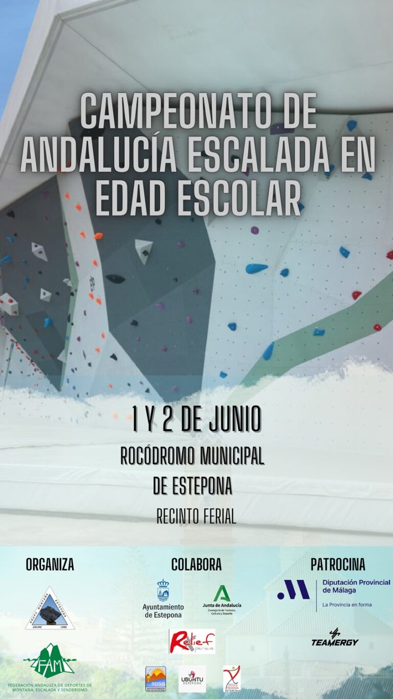 La fase final del CADEBA Individual y por Selecciones Provinciales del 1 y 2 de junio en Estepona tiene abiertas las inscripciones