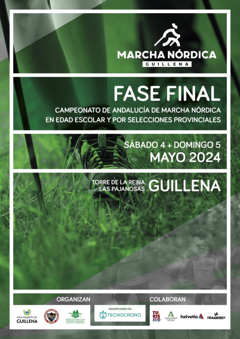 Guillena alberga este fin de semana la Fase Final del CADEBA de Marcha Nórdica 2024